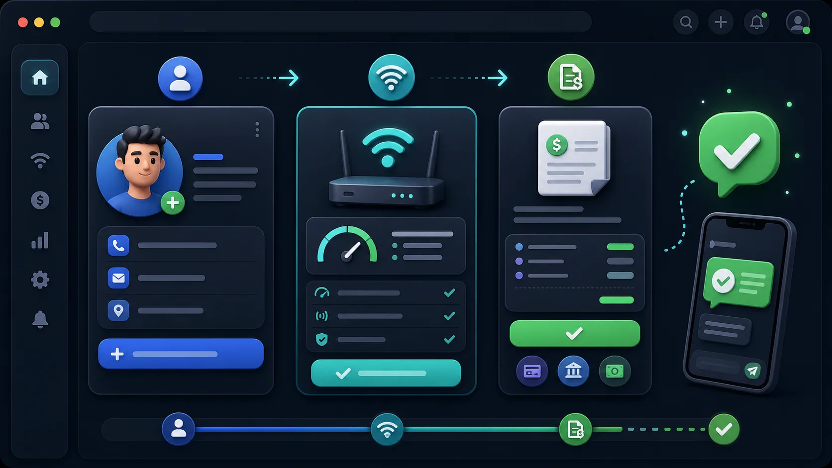Vista guiada: Tu Primer Cliente